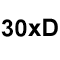 Bohrtiefe 30xD