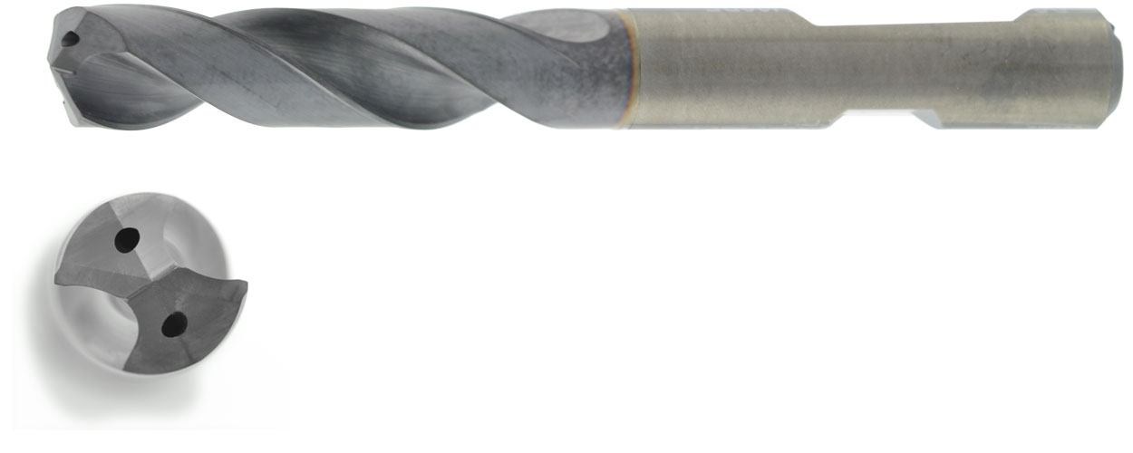 VHM HPC Bohrer 3xD mit IK Ø 5,1 mm, TiAlN besch.