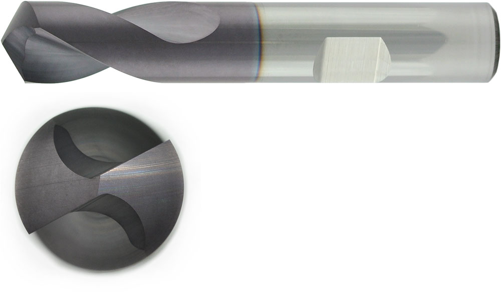 VHM NC Anbohrer 120° ohne IK Ø 4 mm, TiAlN besch.