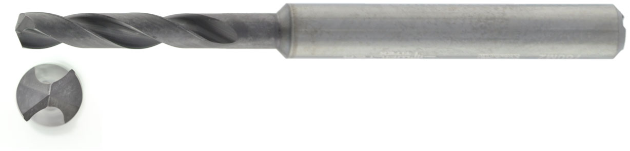 VHM HPC Bohrer 3xD ohne IK Ø 3,969 mm o. 5/32 Zoll , TiAlN besch.
