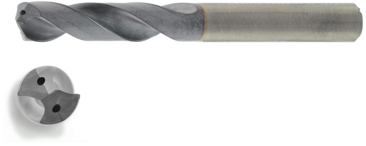 VHM HPC Bohrer 3xD mit IK Ø 10,4 mm, TiAlN besch.