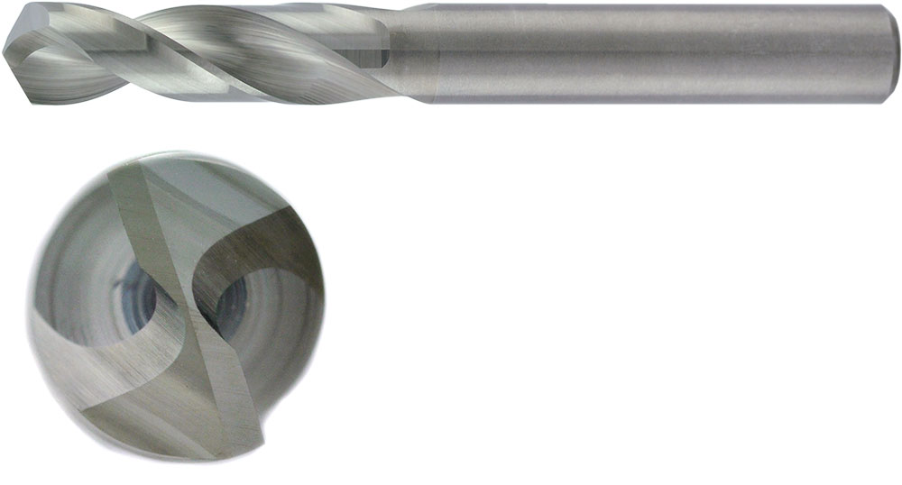 VHM Spiralbohrer ohne IK Ø 0,5 mm