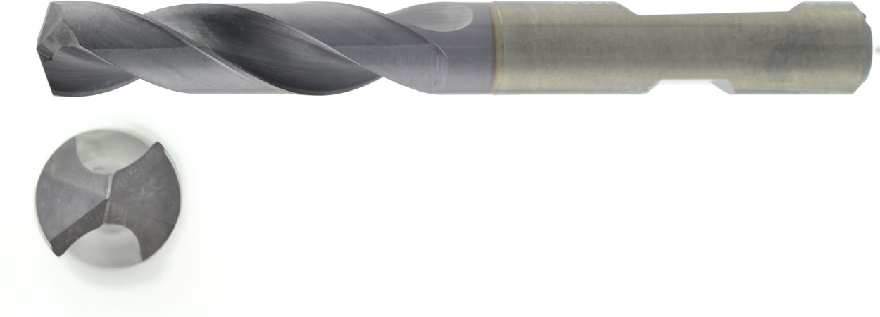 VHM HPC Bohrer 3xD ohne IK Ø 14,5 mm, TiAlN besch.